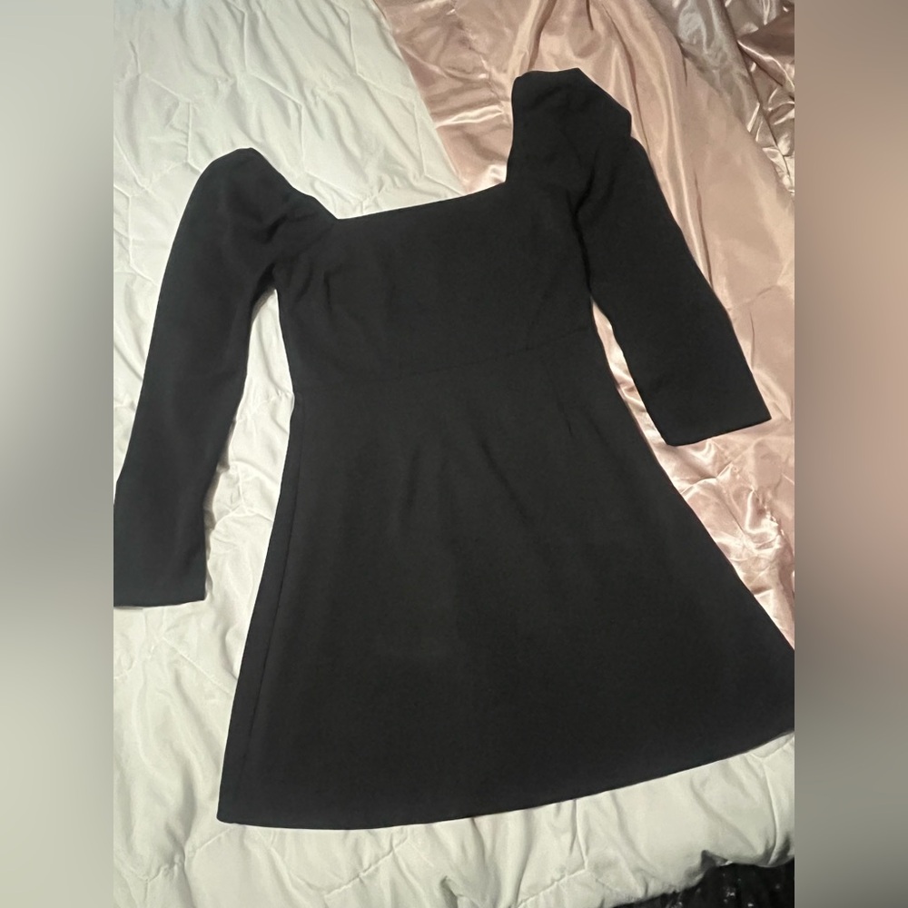 Women’s long sleeve little black dress